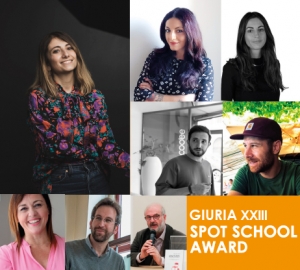 Giuria al lavoro per Il XXIII Spot School Award, Premiazione il 1° Giugno.