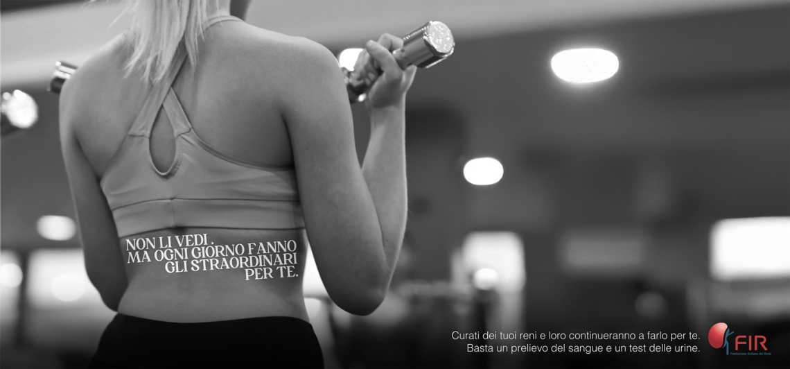 Oro e Gran Prix Sezione Stampa e Outdoor brief Fondazione Italiana del Rene