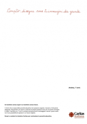 Bronzo Sezione Stampa brief Caritas Italiana